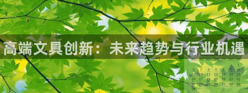 卧龙娱乐平台：高端文具创新：未来趋势与行
